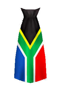 South Africa Flag Cloak