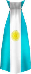 Argentina Flag Cloak