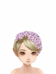 Flower Hair (M) Pink