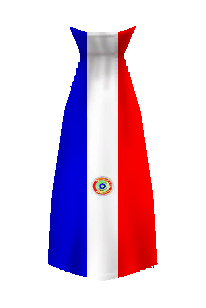 Paraguay Flag Cloak