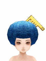Bomb Hair (M) Blue