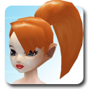image:Ponytail Hair Orange (F)3.png