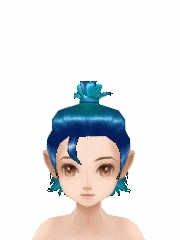 Warrior Hair (Blue)(M)